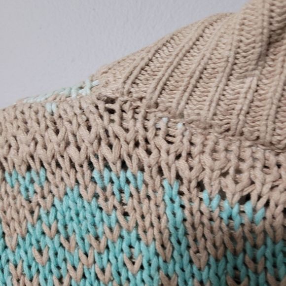 Vintage 80s grandpa style fair isle heavy knit pullover sweater - Picture 10 of 12